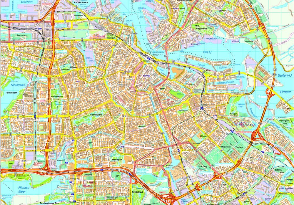 Amsterdam map