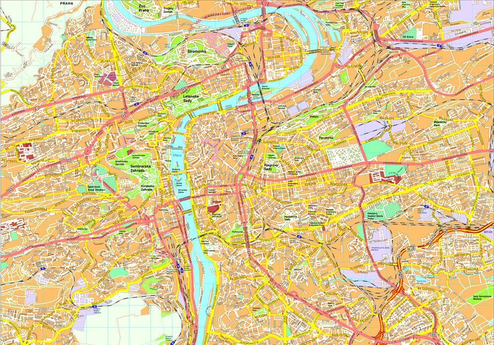 Prague map