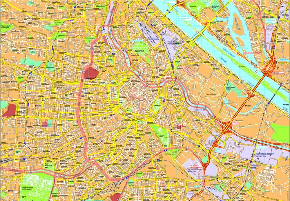 Vienna map