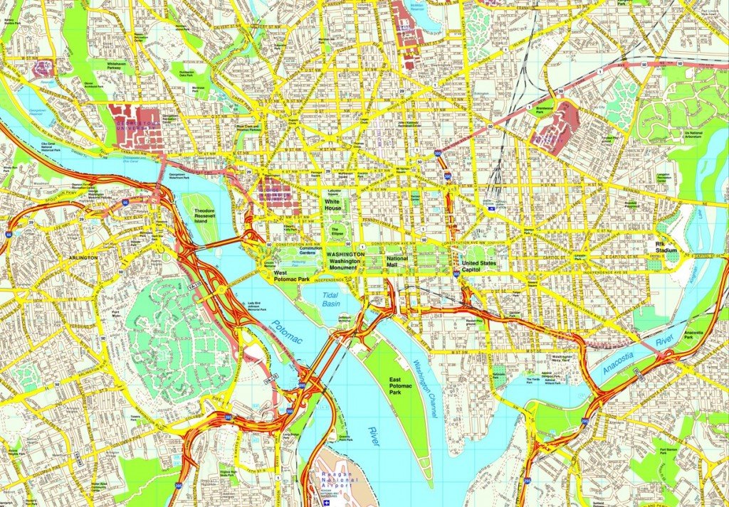 Washington map