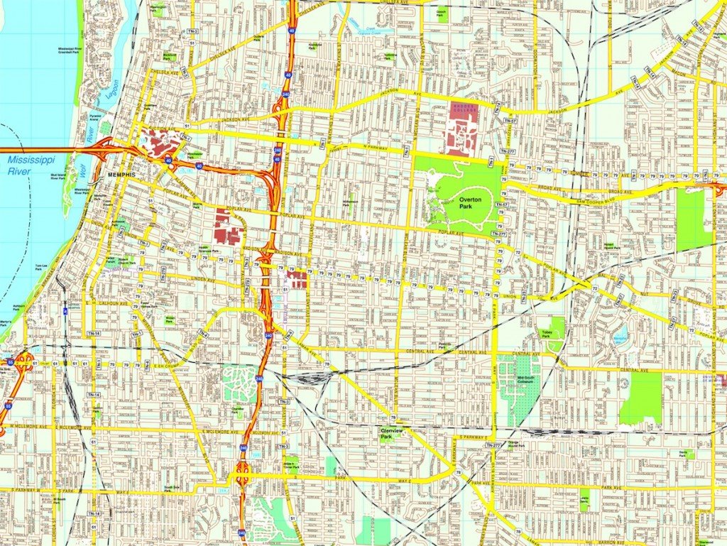 memphis map