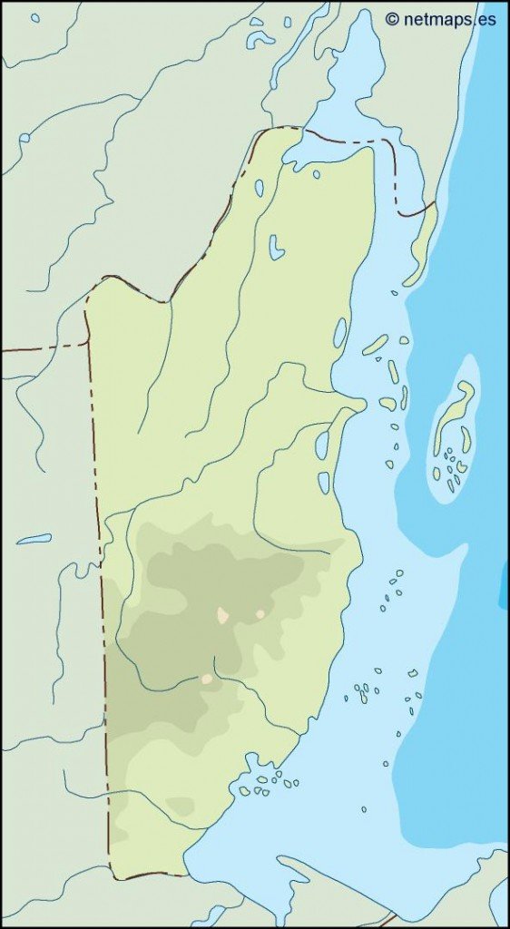 belize illustrator map
