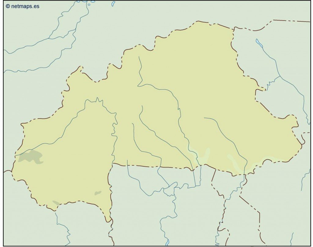 burkina faso illustrator map