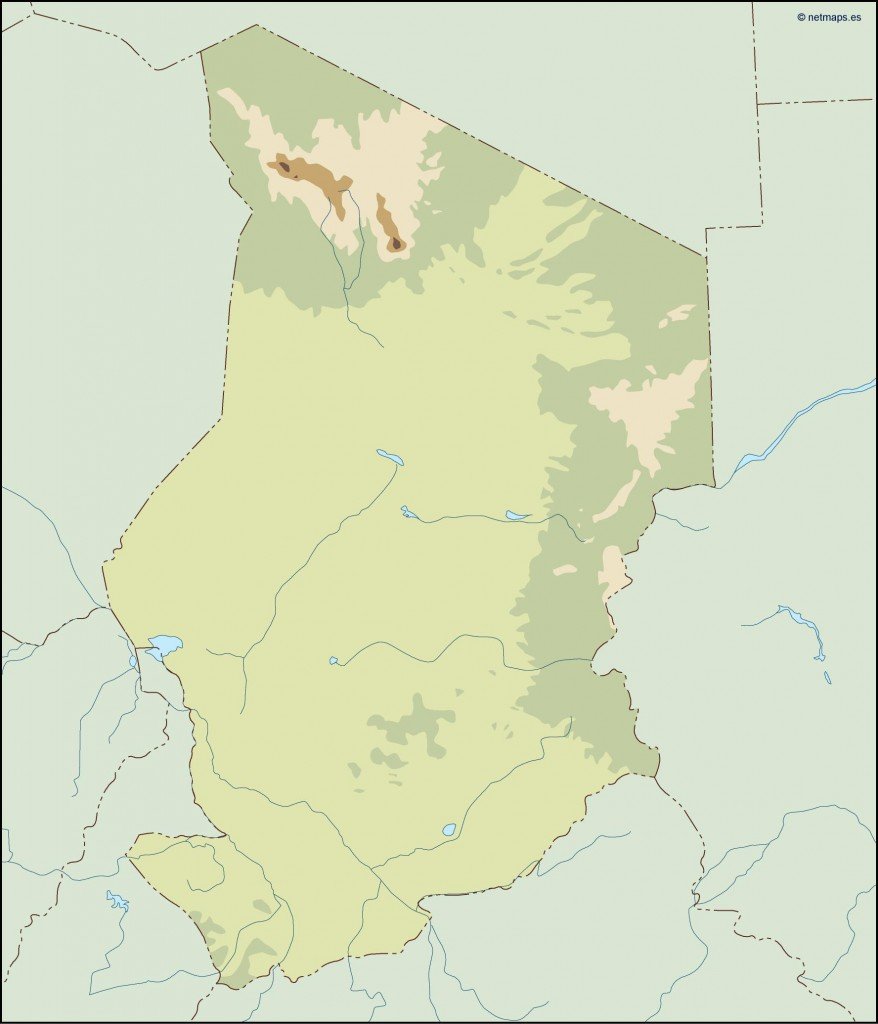 chad illustrator map