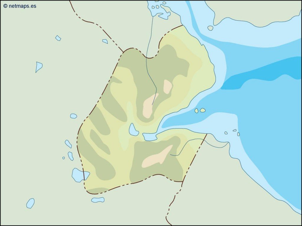 djibouti illustrator map