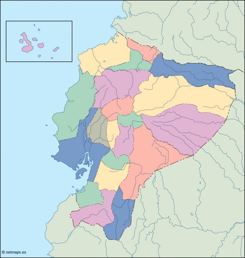 ecuador blind map