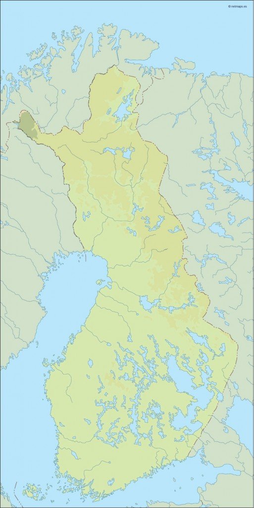 finland illustrator map