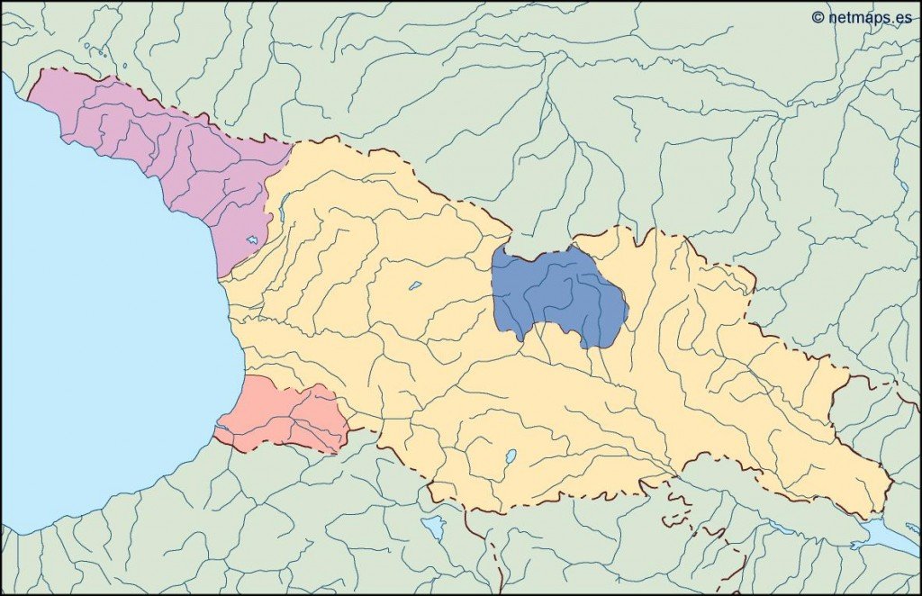 georgia blind map