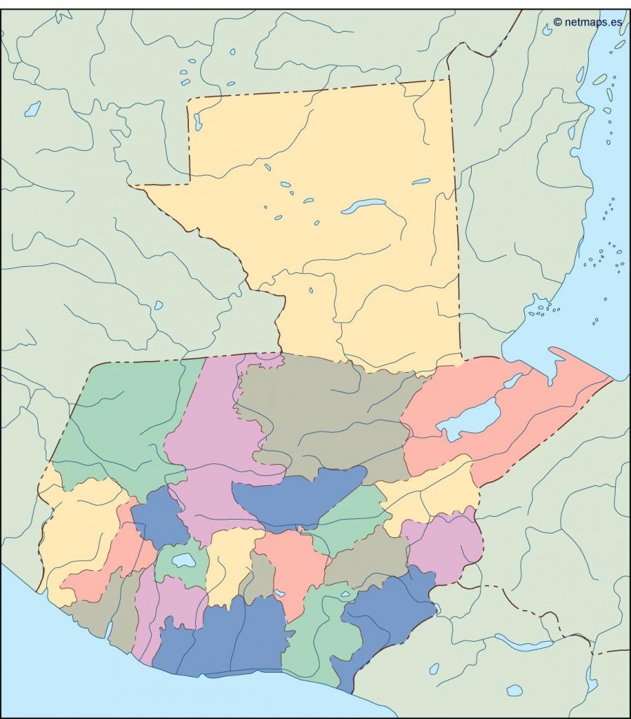 guatemala blind map