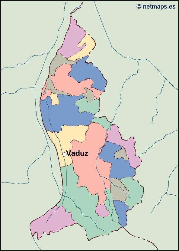 liechtenstein vector map