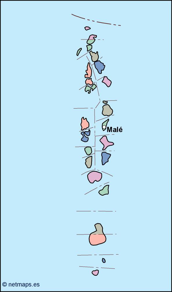 maldives vector map