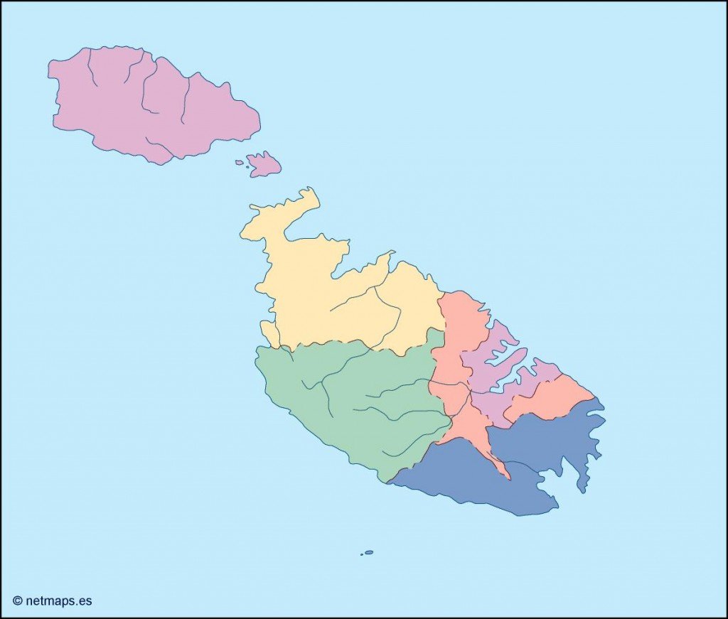 malta blind map