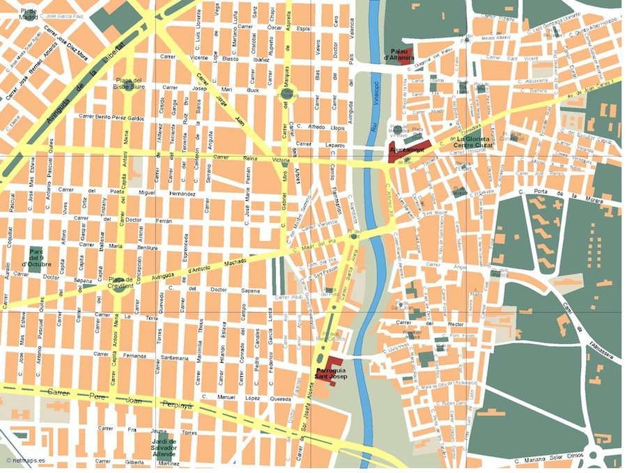 mapa elche