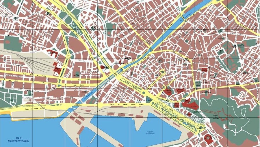 mapa malaga