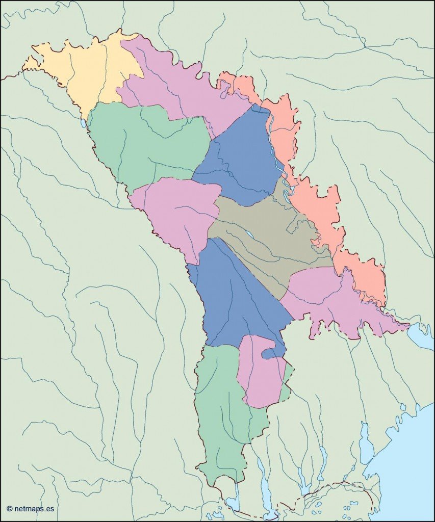 moldova blind map
