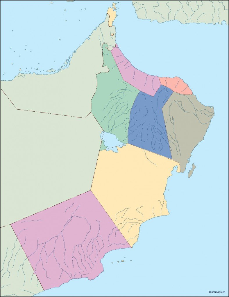 oman blind map