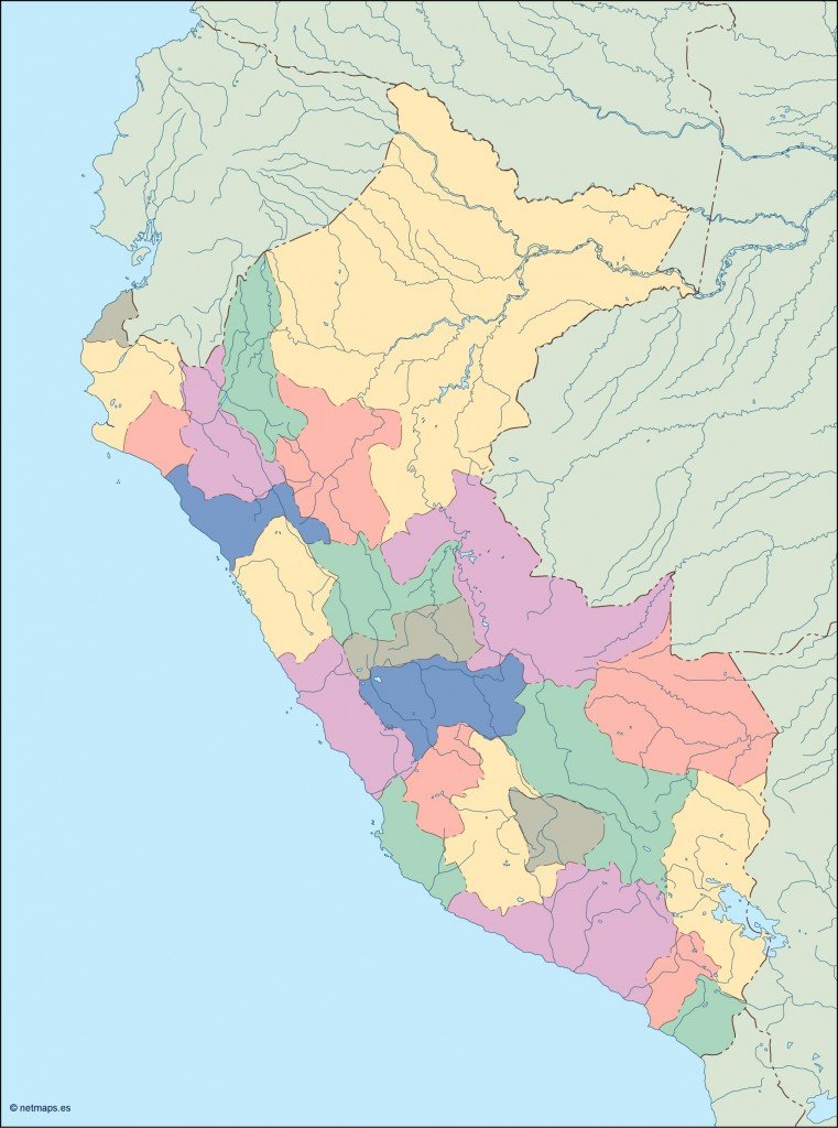 peru blind map
