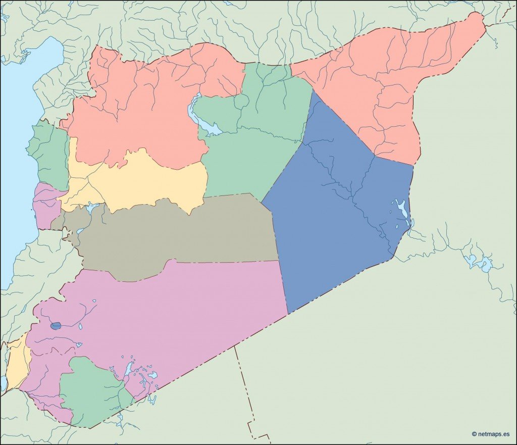 syria blind map