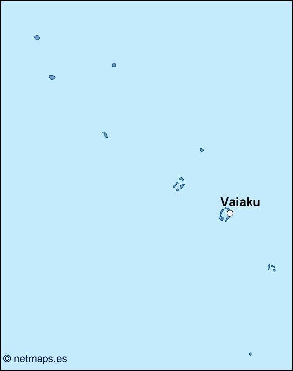tuvalu vector map