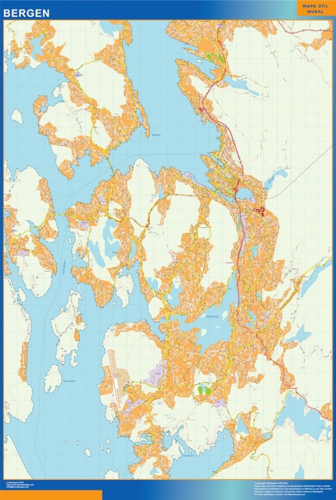 Bergen kart