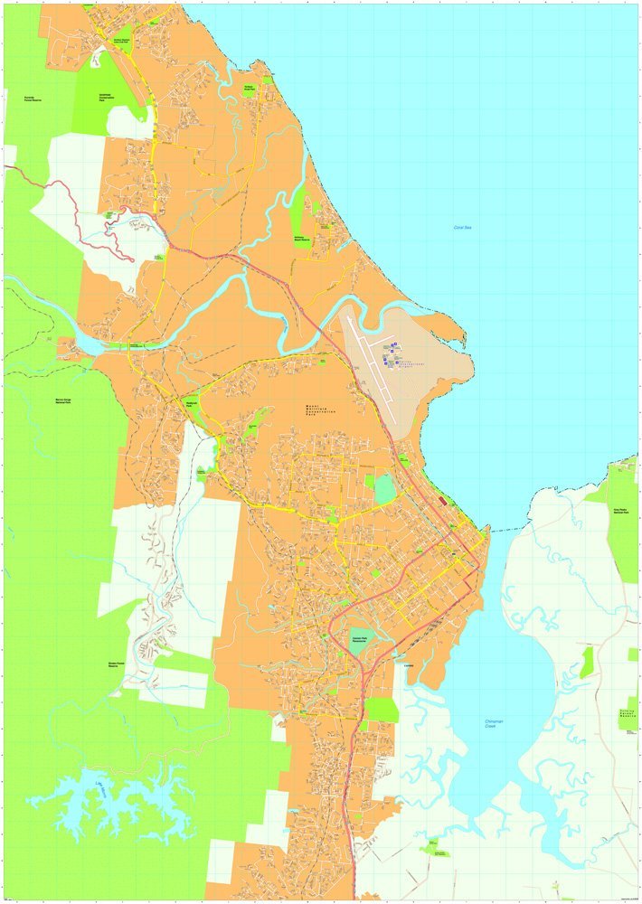 Cairns Vector Maps