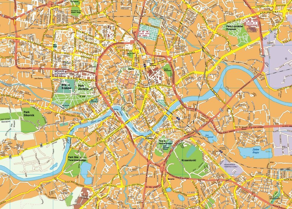 Krakow EPS map