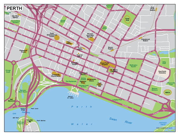 Perth EPS map