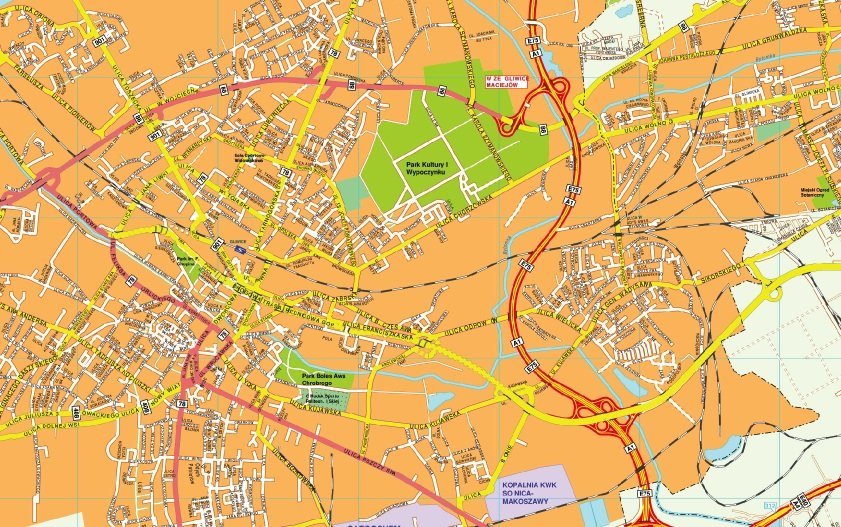 Zabrze EPS map