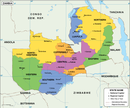 Zambia EPS map