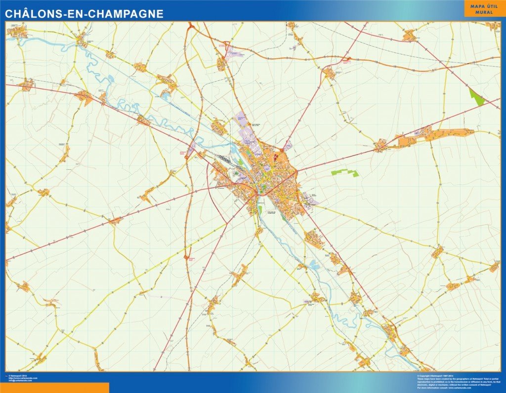 chalons en champagne carte illustrator