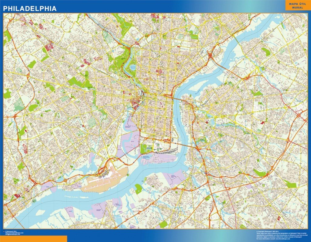 filadelfia vector map