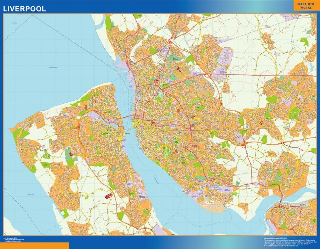 liverpool vector map