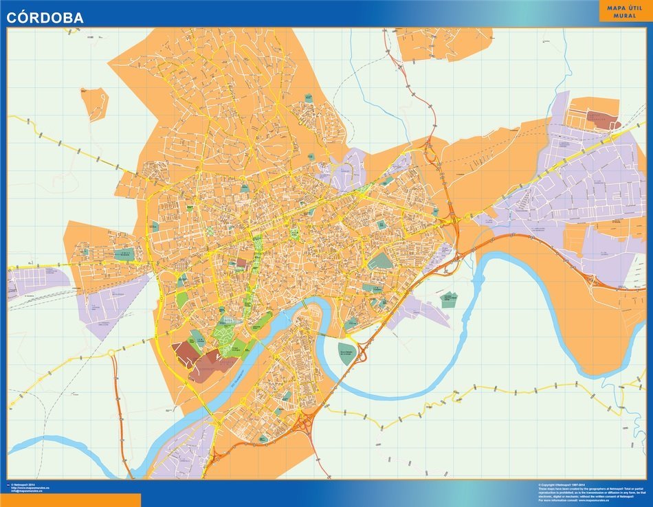 mapa vectorial cordoba