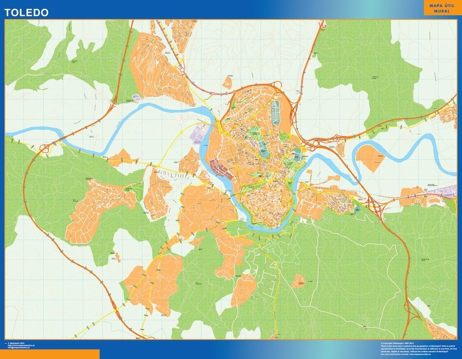 mapa vectorial toledo