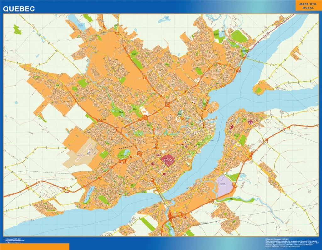 quebec vector map