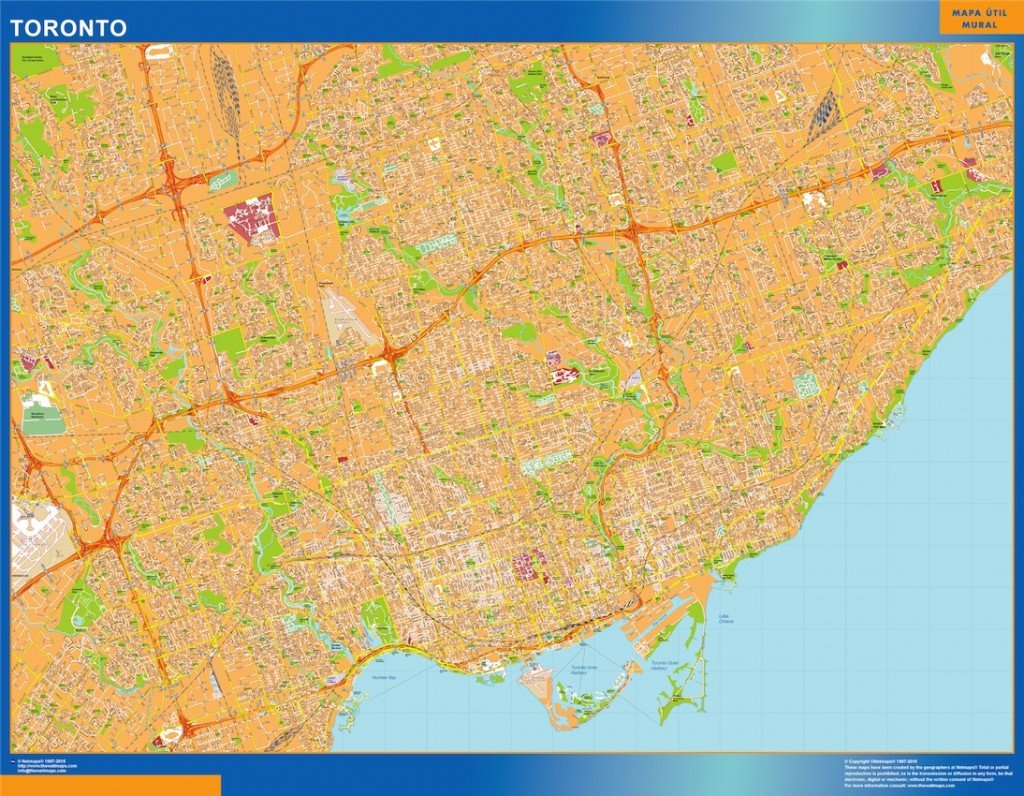 toronto vector map