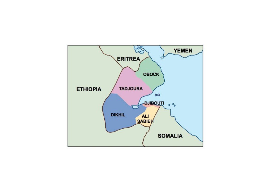 djibouti presentation map