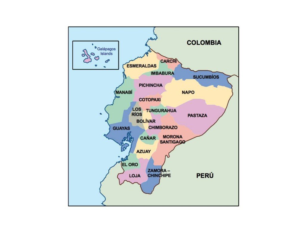 ecuador presentation map