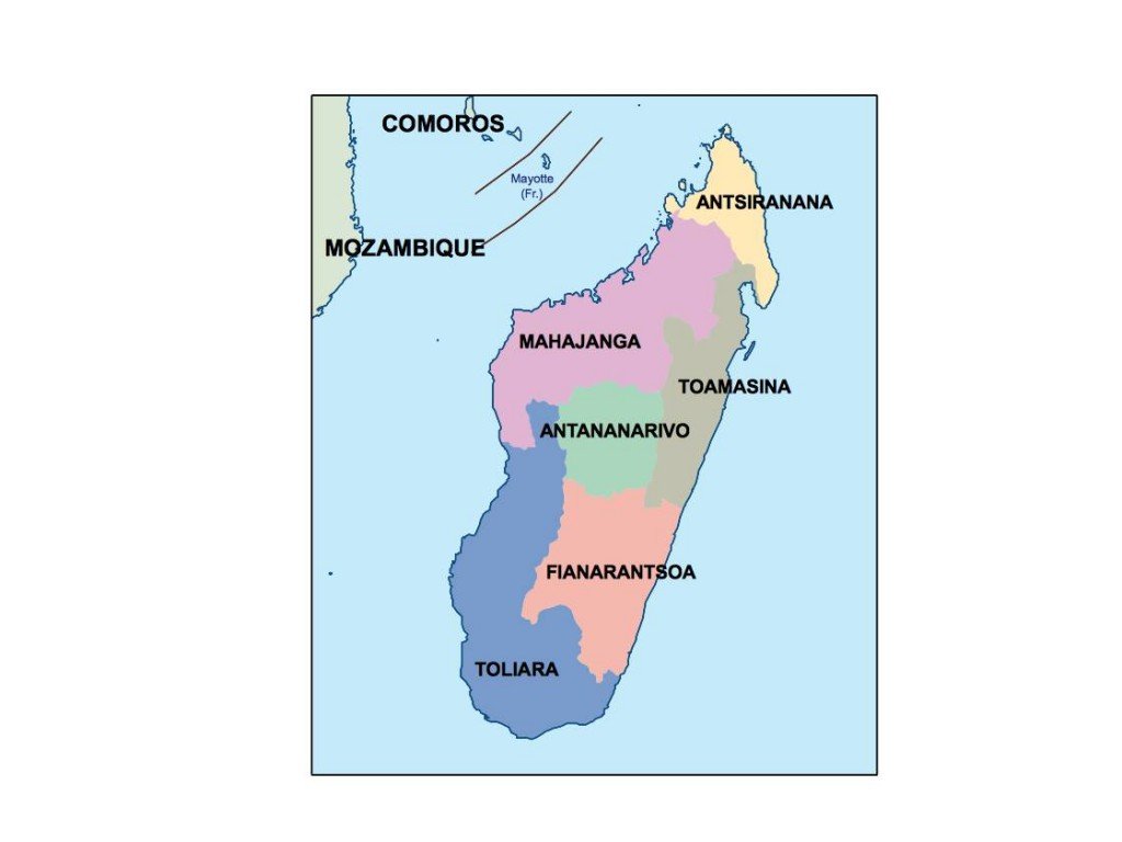 madagascar presentation map