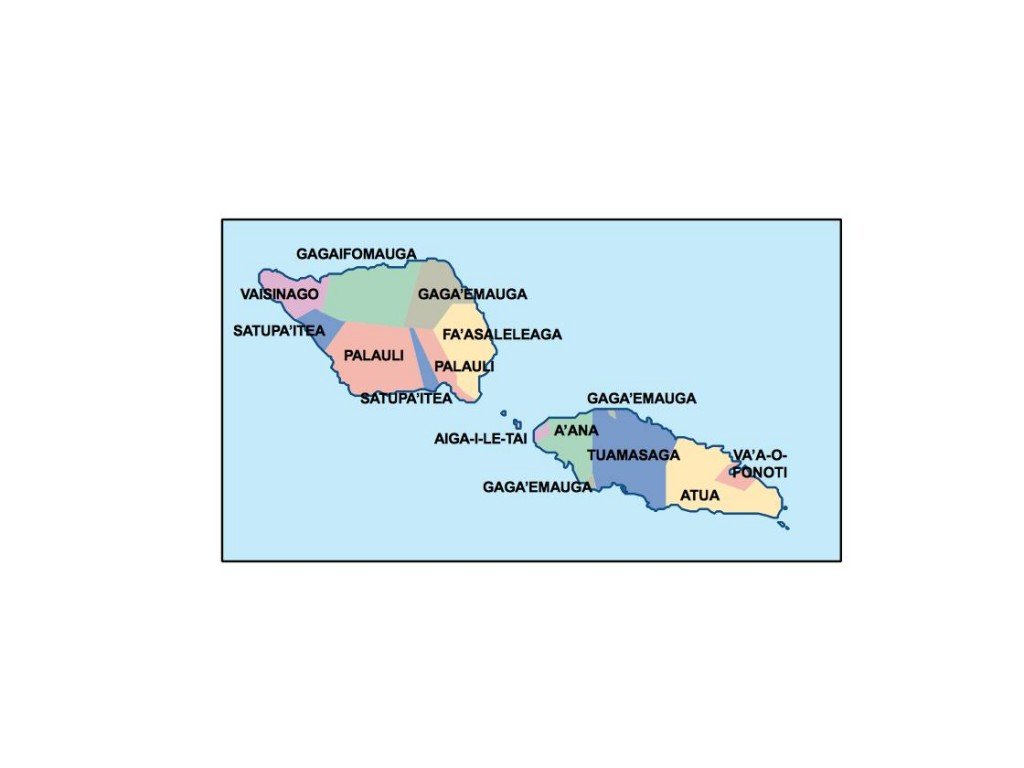 samoa presentation map