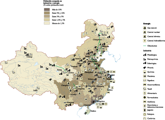 China Economic map