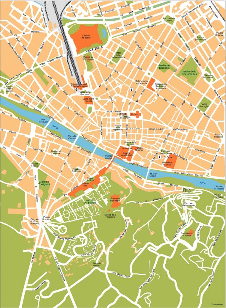 Florence Vector Map