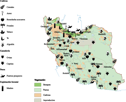 Iran Agricultural map