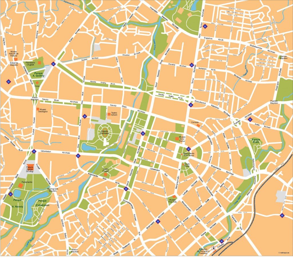 Tashkent Vector Map