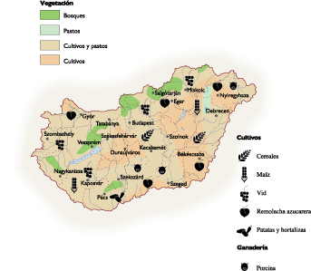 Hungary Land Use map