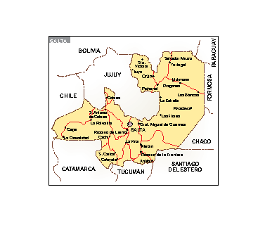 Mapa Salta
