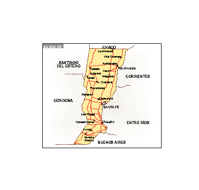 Mapa Santa Fe