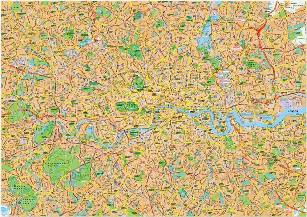 London Vector EPS Area